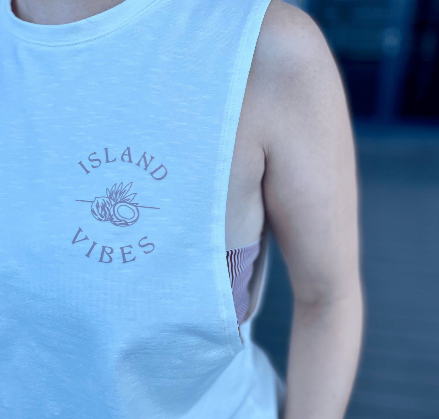 Camisole «Island Vibes» - Ivoire - Dérive ecobrand