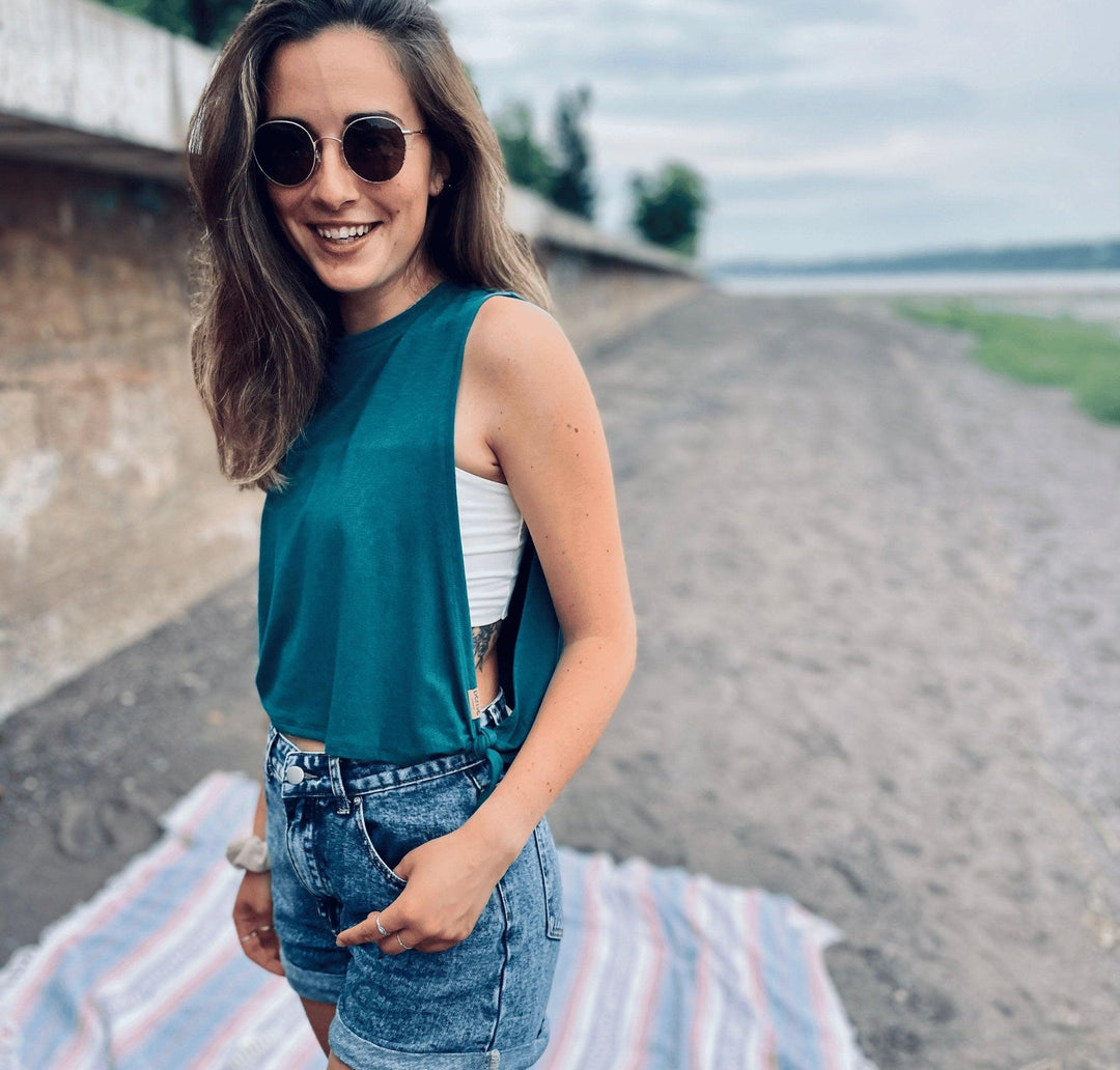 Camisole henley en coton | la Vie en Rose