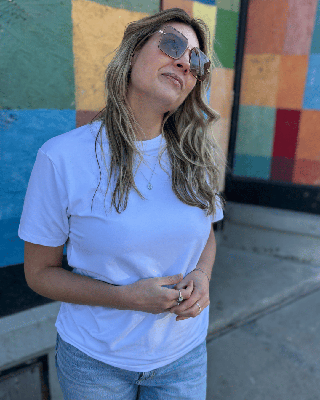 T-shirt «Basic» - Blanc - Dérive ecobrand