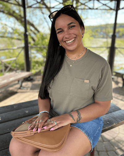T-shirt Bambou Vert «Olive» - Dérive ecobrand