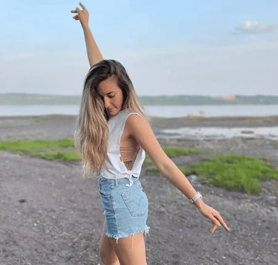 Camisole «BeachSide» - Blanc - Dérive ecobrand