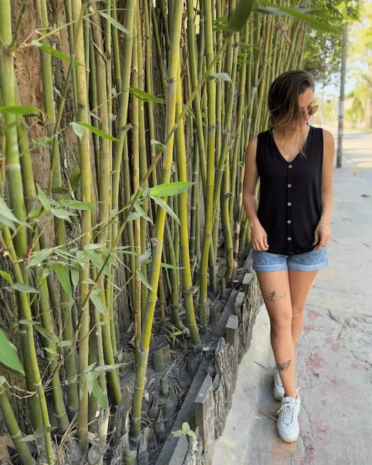 Camisole «CocoFlow» - Noir - Dérive ecobrand