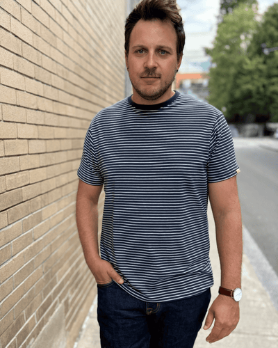 T-Shirt manches courtes «Marinière» - Dérive ecobrand