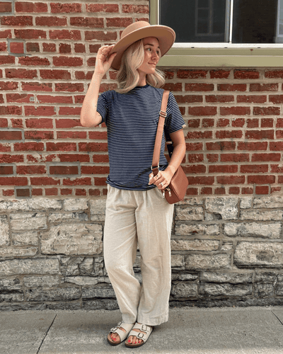T-Shirt manches courtes «Marinière» - Dérive ecobrand