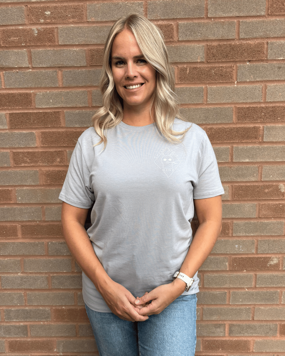 T-shirt «Chill your mind» - Gris acier - Dérive ecobrand