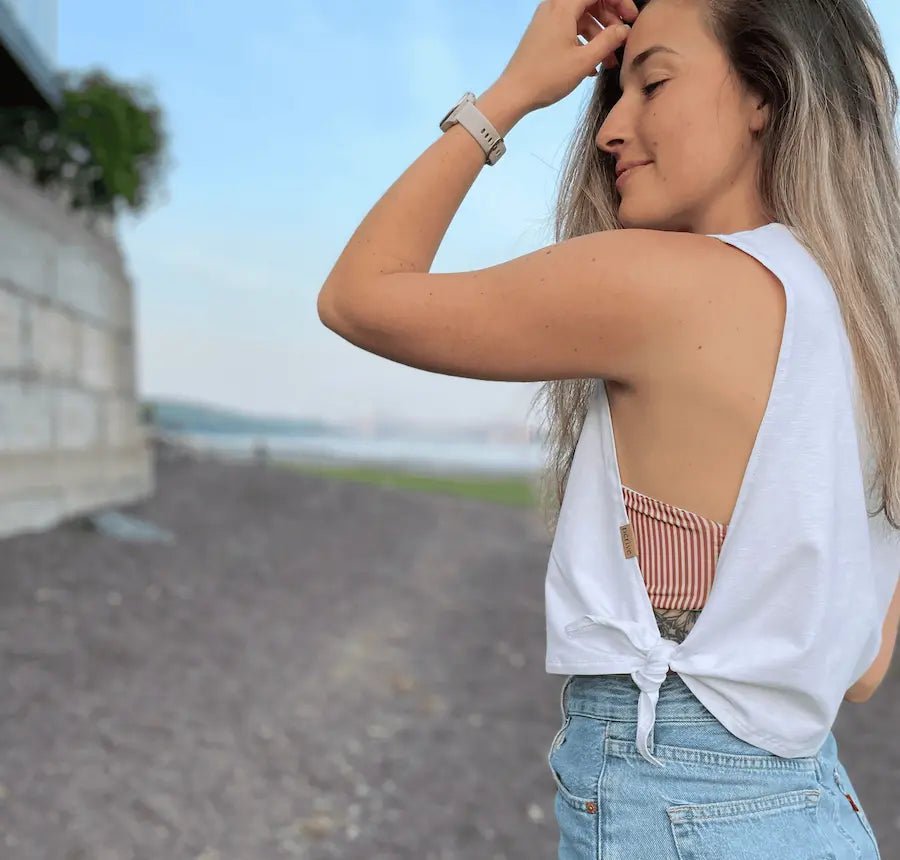 Camisole «BeachSide» - Blanc - Dérive ecobrand