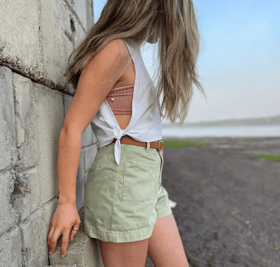 Camisole «BeachSide» - Blanc - Dérive ecobrand