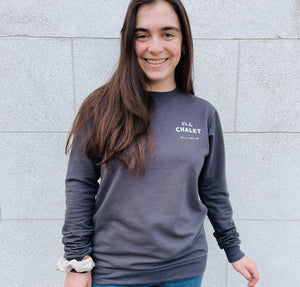 Crewneck «Vie de chalet» - Taupe - Dérive ecobrand