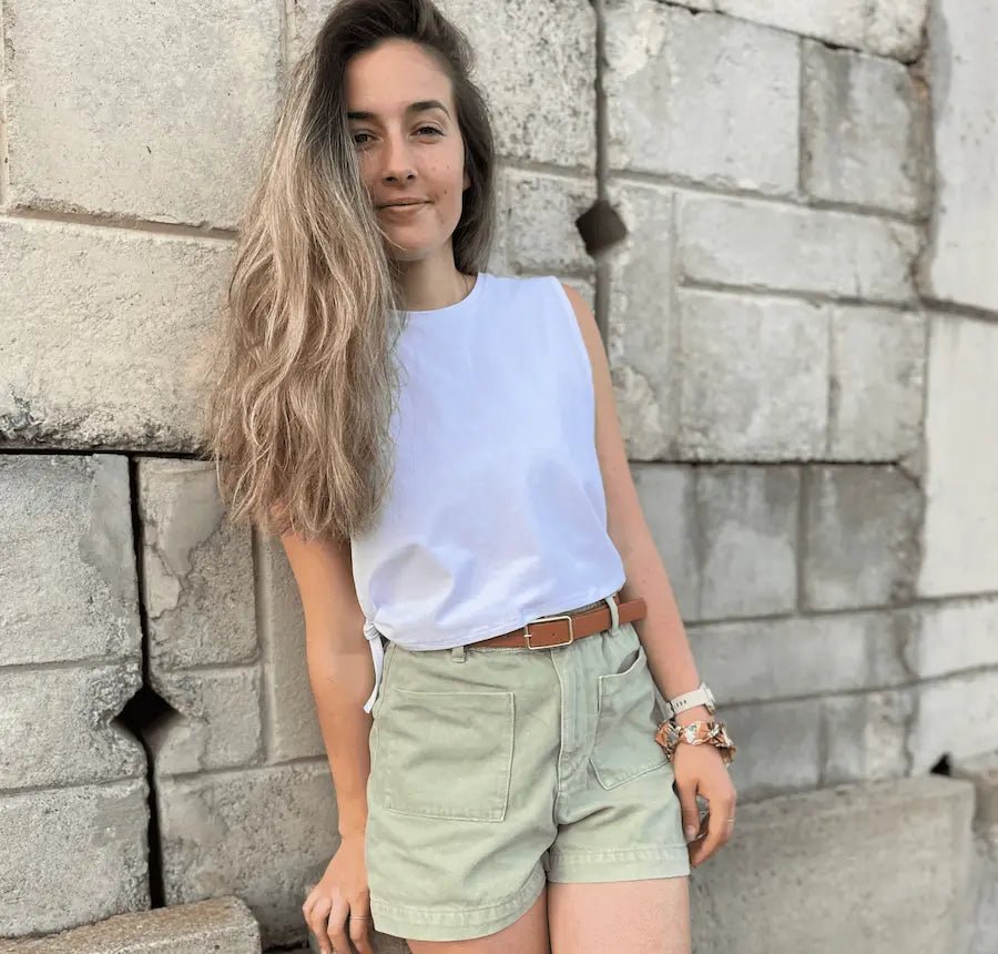 Camisole «BeachSide» - Blanc - Dérive ecobrand
