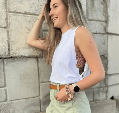 Camisole «BeachSide» - Blanc - Dérive ecobrand