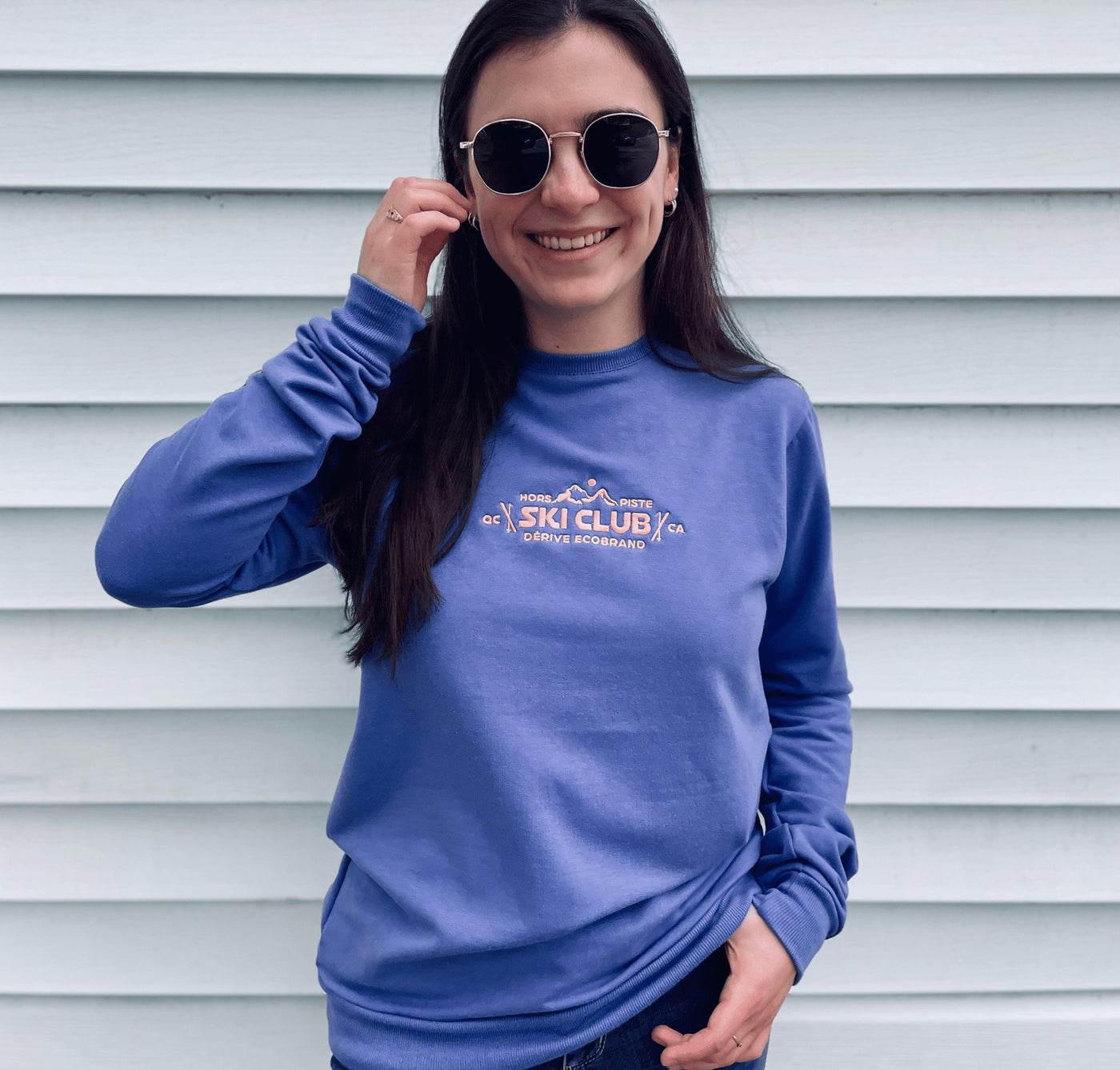 Crewneck Vintage «Ski Club» - Dérive ecobrand