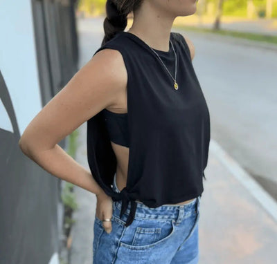 Camisole «BeachSide» - Noir - Dérive ecobrand