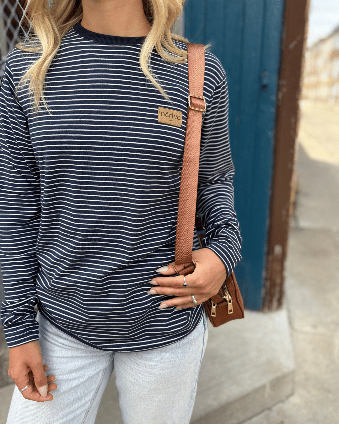 T-Shirt manches longues «Marinière» - Dérive ecobrand