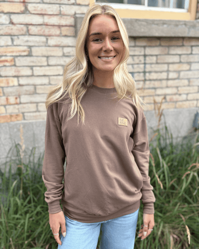 Crewneck «Dérive» Oversize - Café - Dérive ecobrand