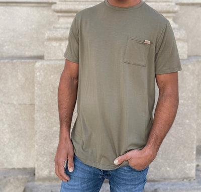 T-shirt Bambou Vert «Olive» - Dérive ecobrand