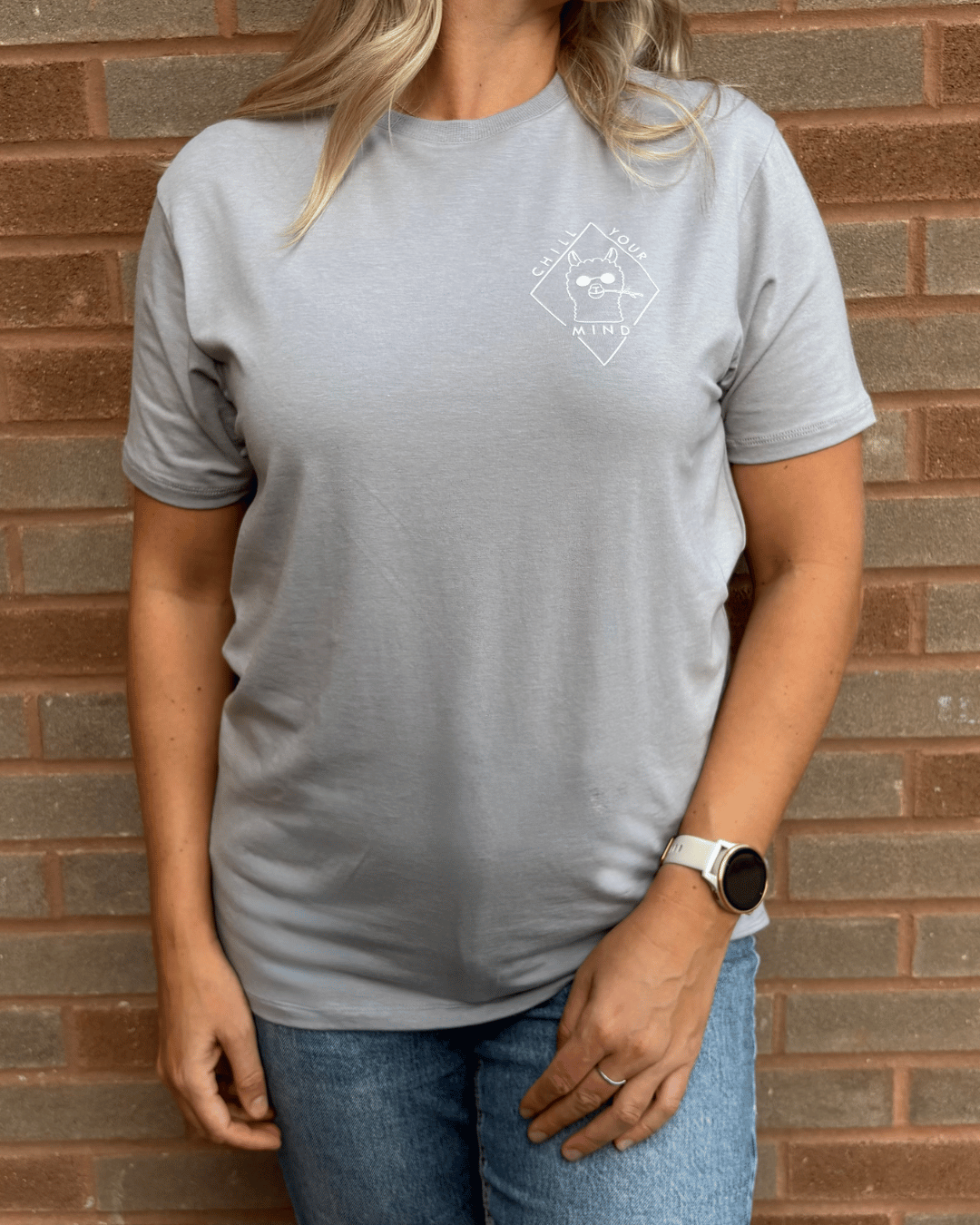 T-shirt «Chill your mind» - Gris acier - Dérive ecobrand