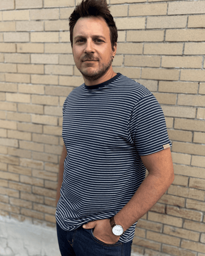 T-Shirt manches courtes «Marinière» - Dérive ecobrand