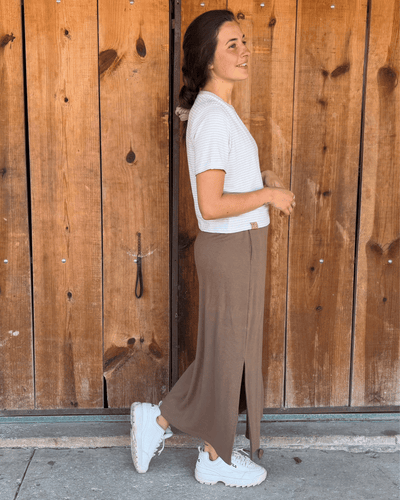 T-shirt crop top bambou «Biscotti» - Dérive ecobrand