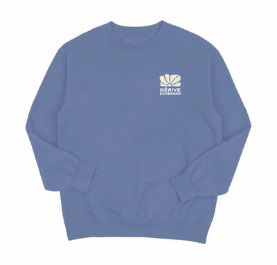 Crewneck «Nature Urbaine» - French Terry Wedgewood - Dérive ecobrand