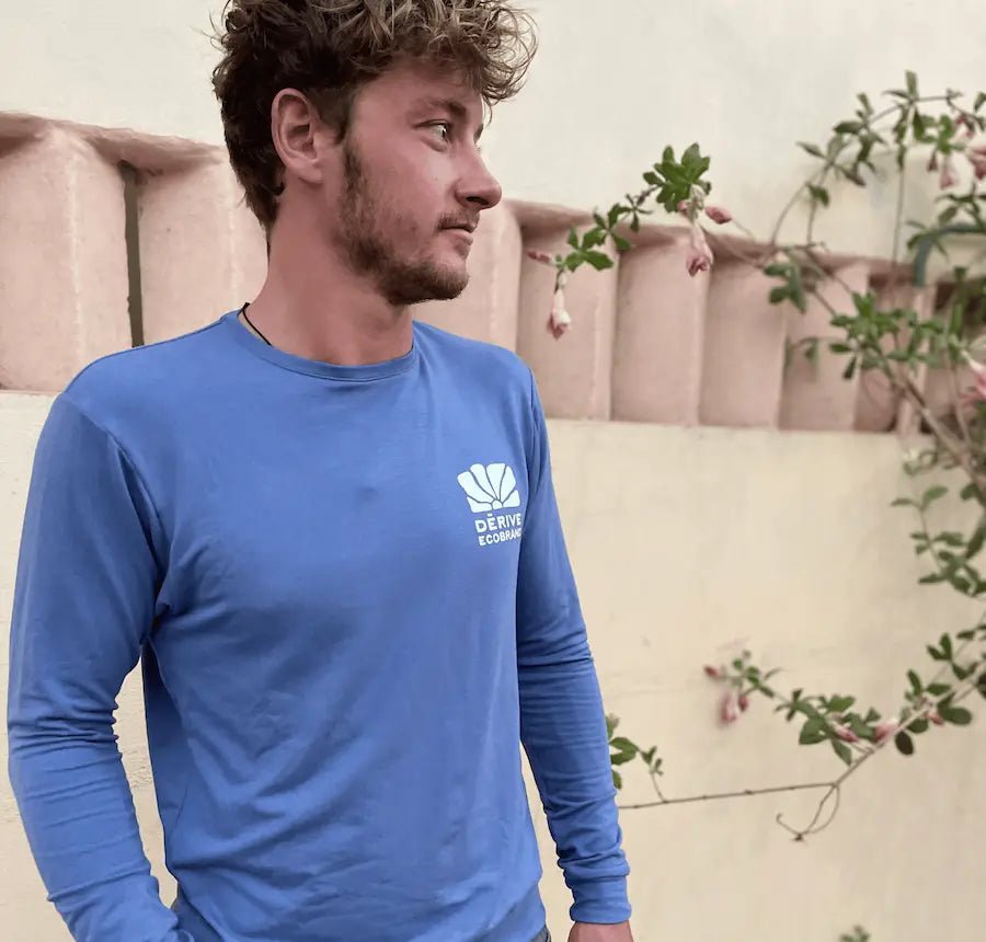 Crewneck «Nature Urbaine» - French Terry Wedgewood - Dérive ecobrand