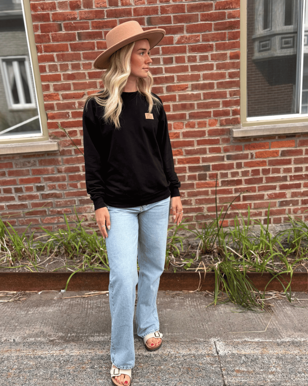 Crewneck «Dérive» Oversize - Noir - Dérive ecobrand