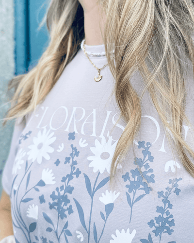 T-shirt Bambou «Floraison» - Dérive ecobrand