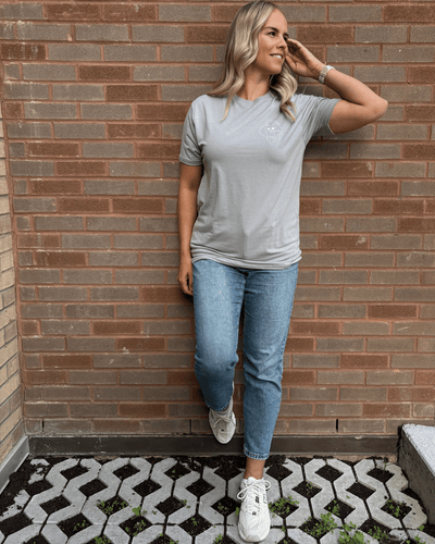 T-shirt «Chill your mind» - Gris acier - Dérive ecobrand