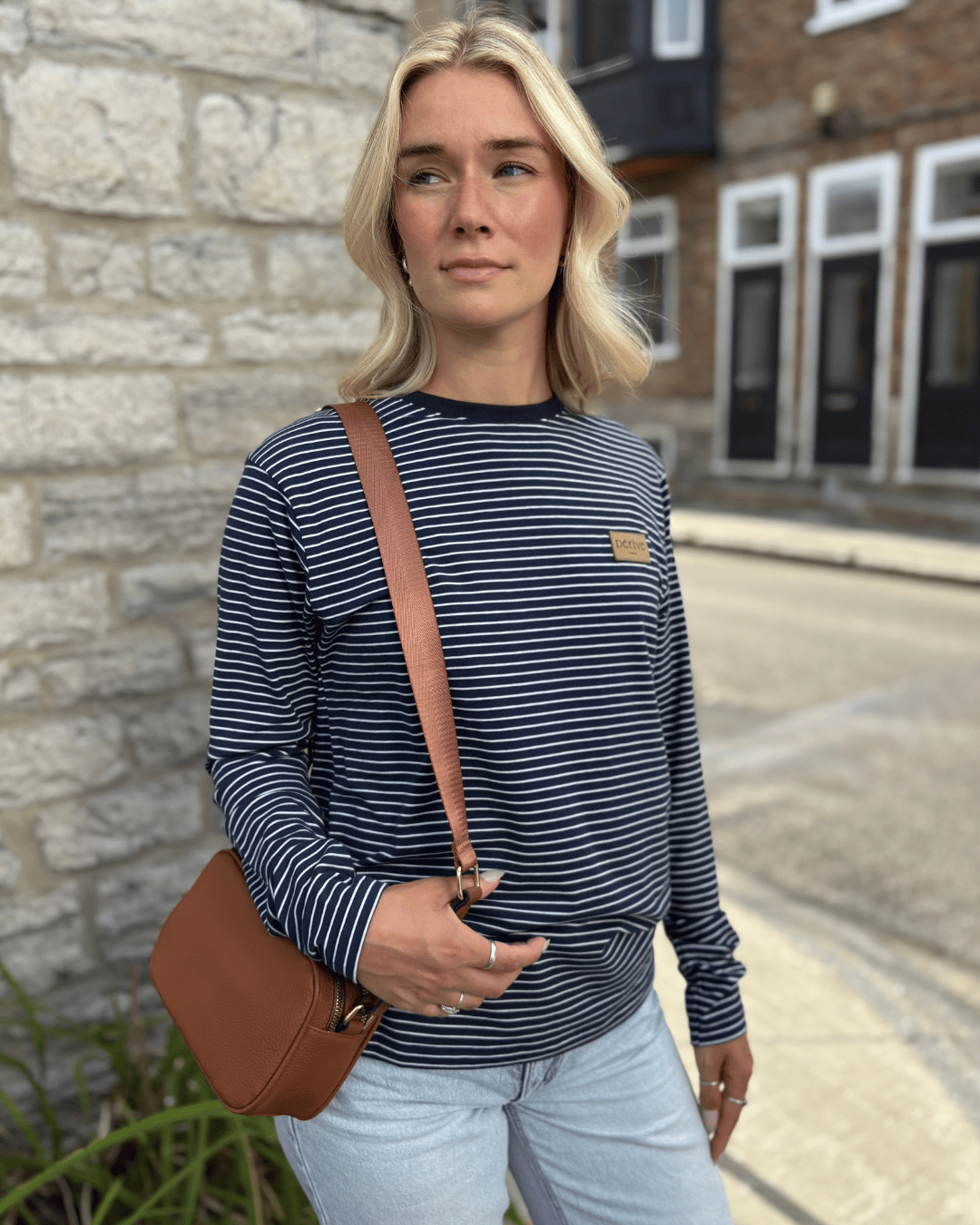 T-Shirt manches longues «Marinière» - Dérive ecobrand