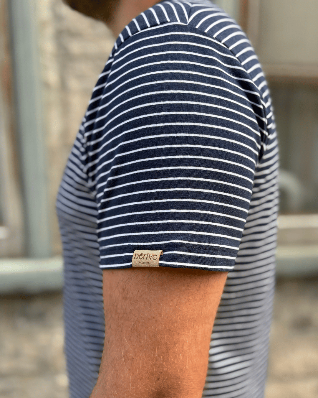 T-Shirt manches courtes «Marinière» - Dérive ecobrand