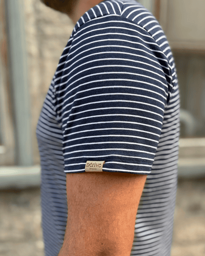 T-Shirt manches courtes «Marinière» - Dérive ecobrand