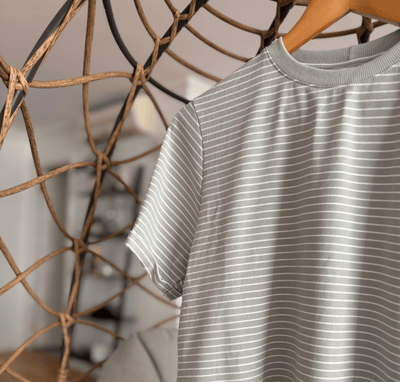 PRÉ - VENTE : T-shirt crop top bambou «Lichen» - Dérive ecobrand