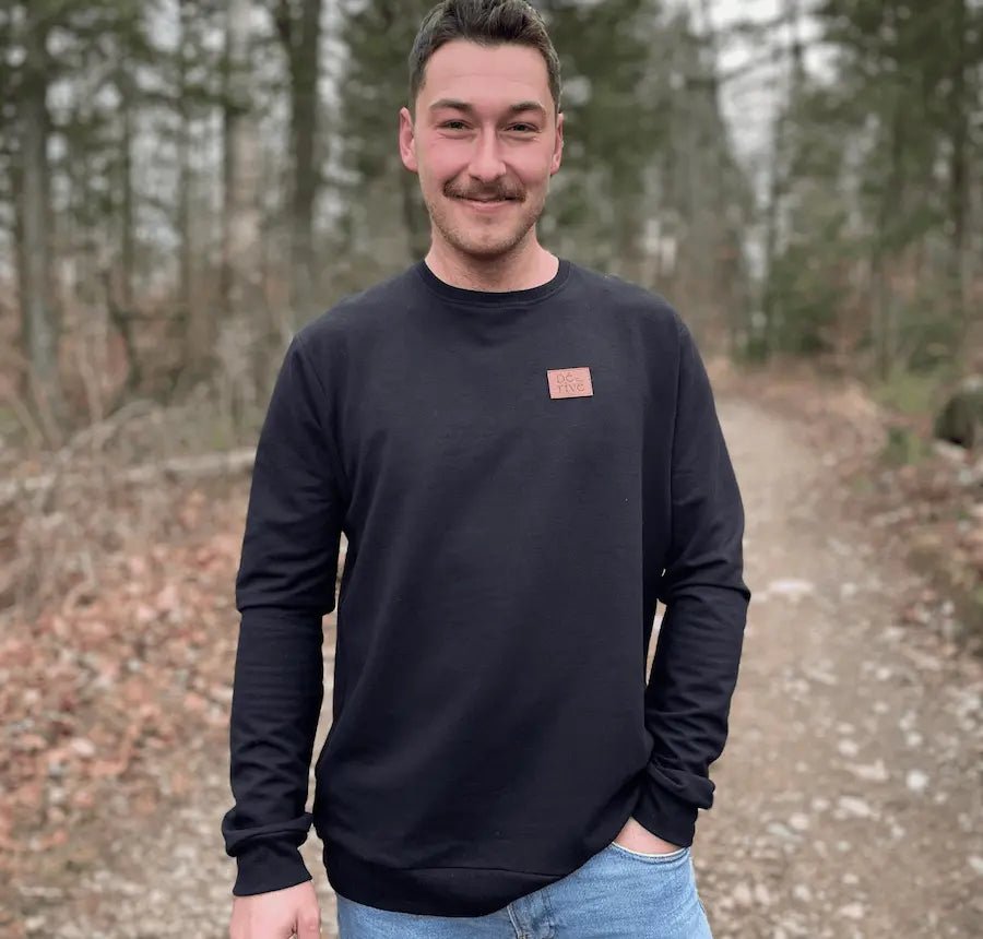 Crewneck «Dérive» - Noir - Dérive ecobrand
