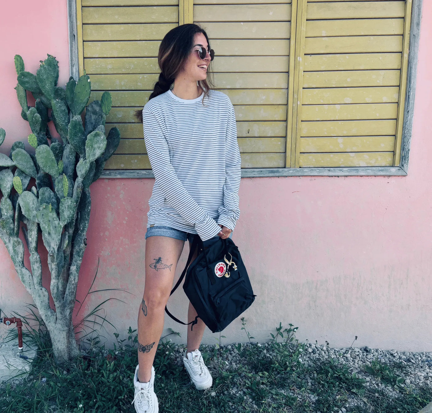 T-Shirt manches longues «Black & White» - Dérive ecobrand