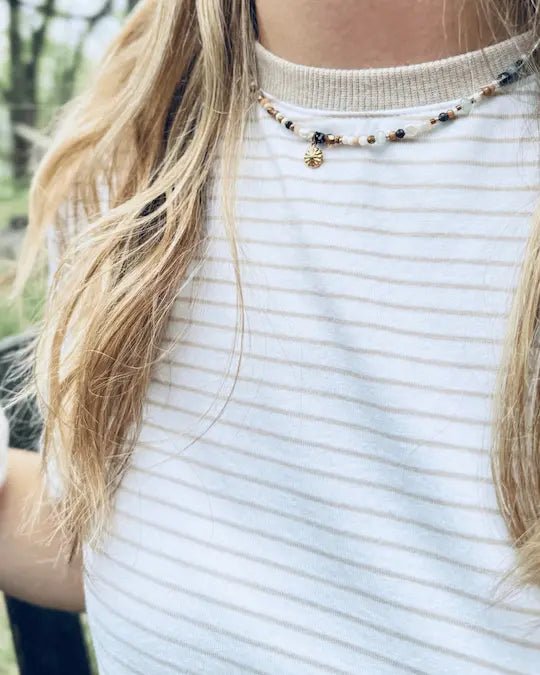 T-shirt crop top bambou «Biscotti» - Dérive ecobrand