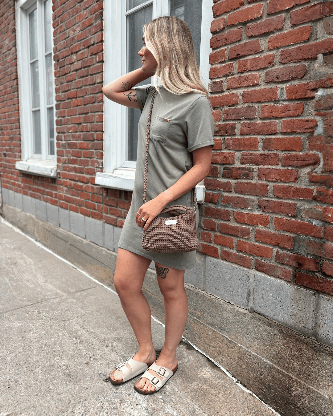 Robe t-shirt Eucalyptus - Dérive ecobrand