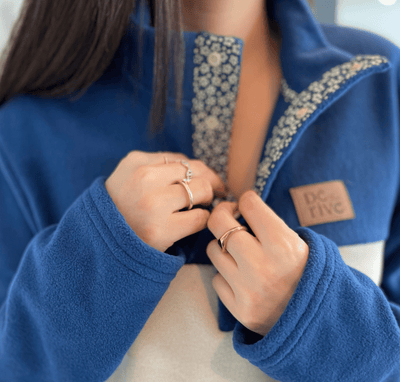Marée Basse - Fleece Bleu Royal -  Pour femmes par Dérive ecobrand.