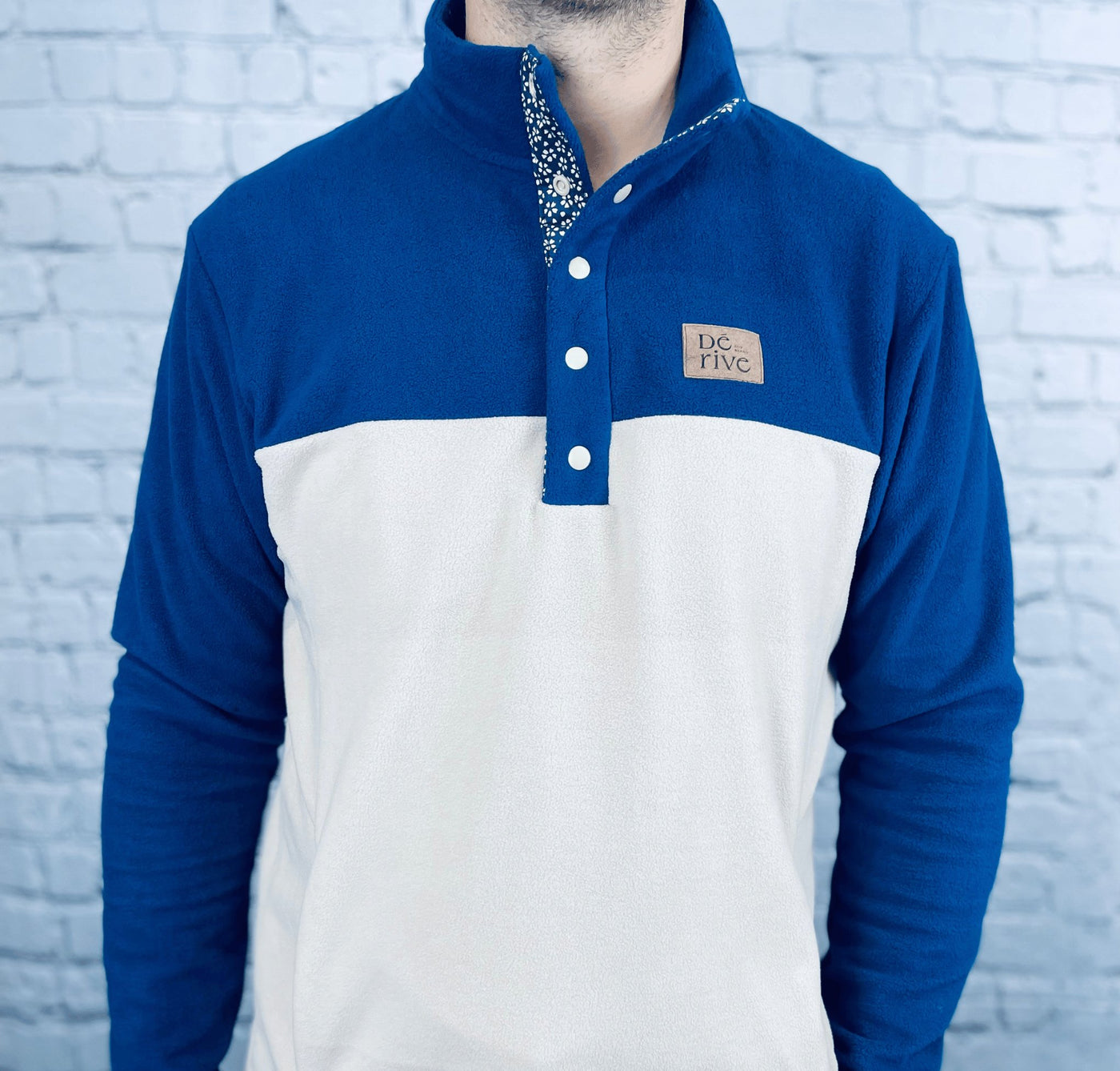 Fleece Bleu Royal - Pour hommes par Dérive ecobrand.