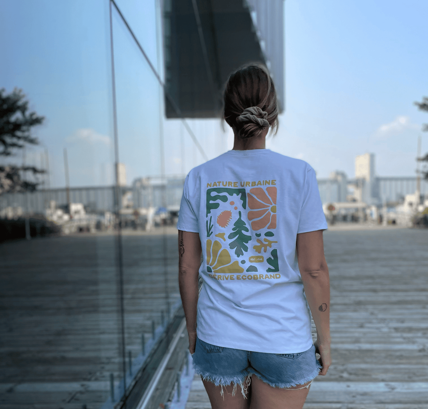 T Shirt Femme «Nature Urbaine» de Collection Derive ecobrand.