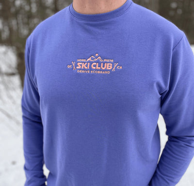 Crewneck Vintage «Ski Club» - Dérive ecobrand