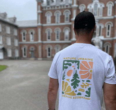 T Shirt Homme «Nature Urbaine» de Collection Derive ecobrand.