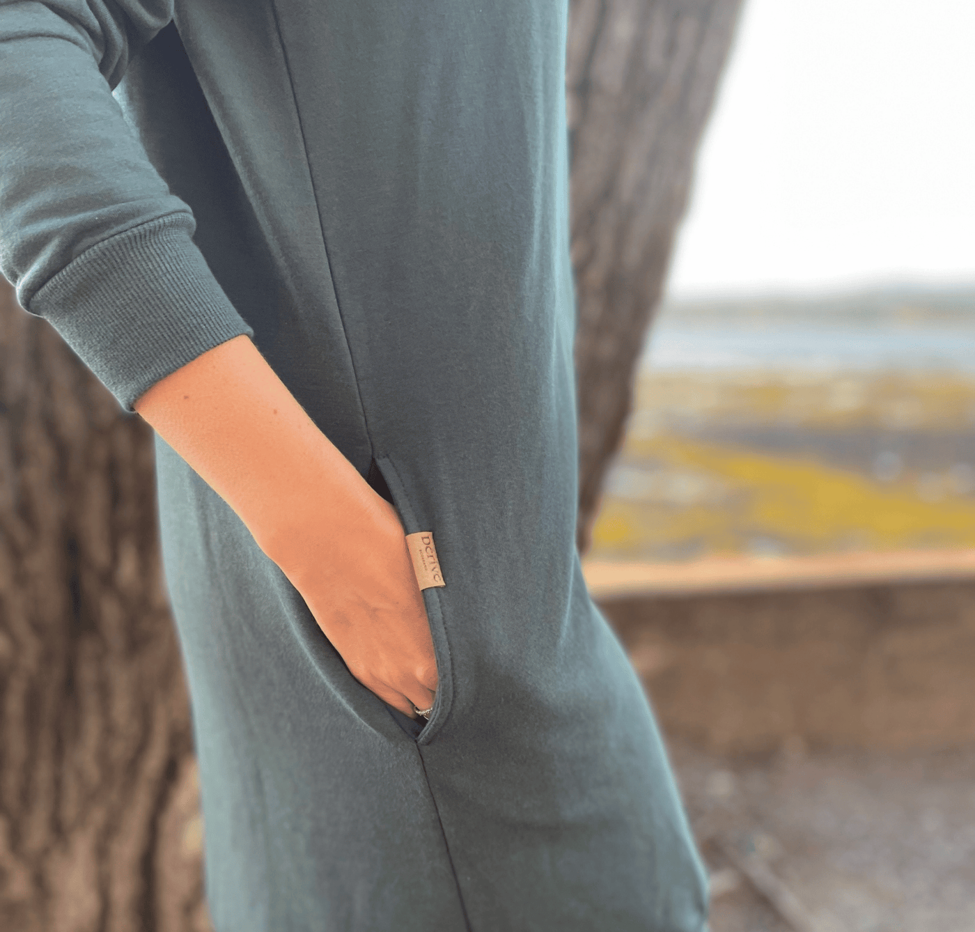 Tunique Bambou Fleece - Confort et élégance polyvalents pour femmes par Dérive ecobrand