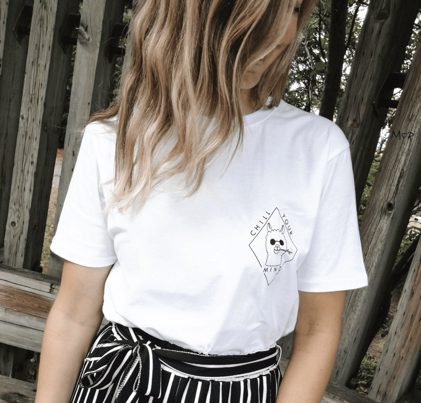 T Shirt «Chill Your Mind» Décontracté pour Femmes - Un choix stylé de Derive ecobrand