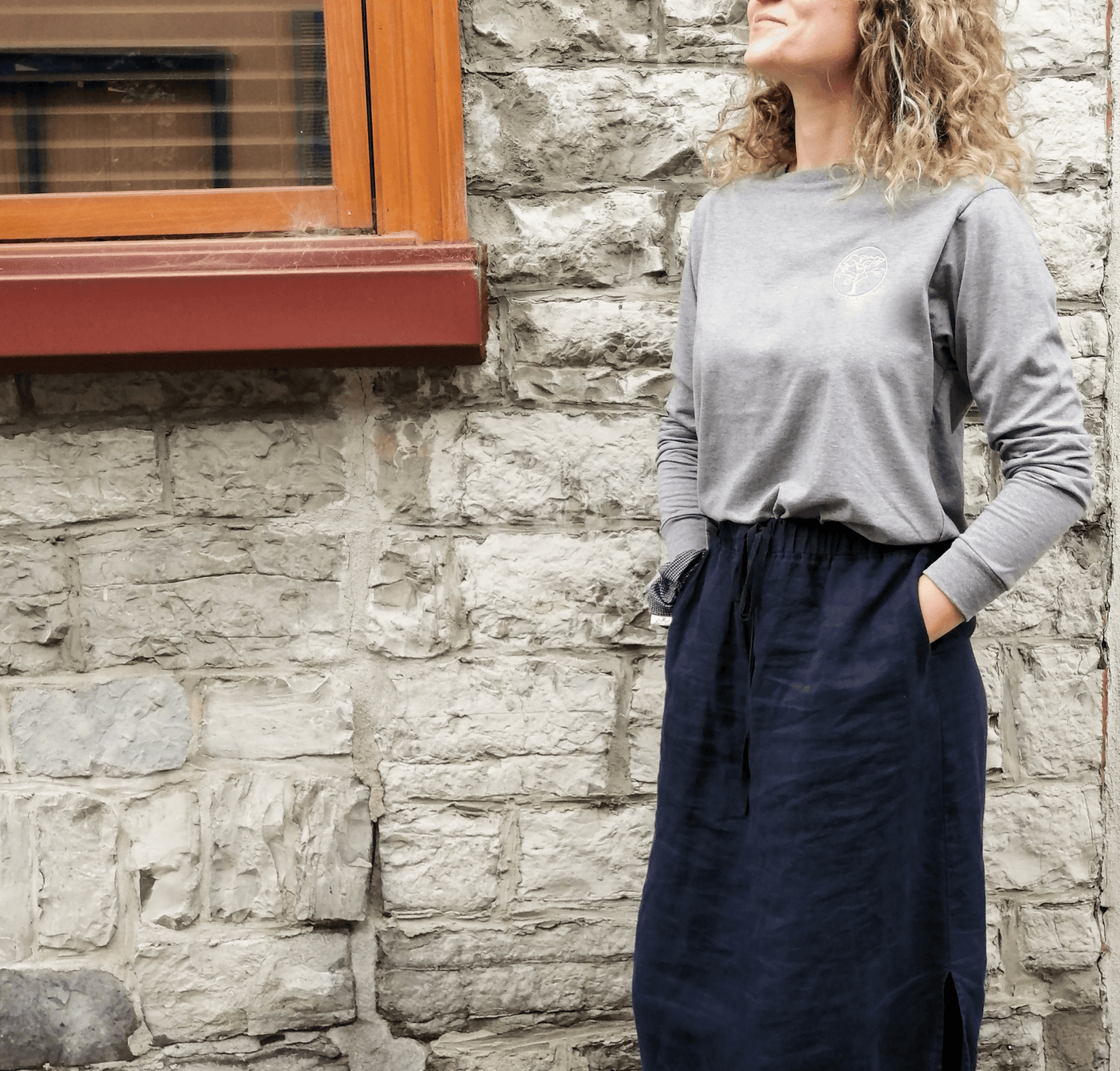 T-shirt à manches longues pour femmes -  le jersey de coton biologique 
